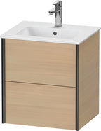 Spanplatte / Eiche / Schubk.,Schwarz Matt/Medit.Eiche
