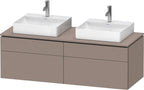 basalt matt / Spanplatte / 2 Schubkästen, 2 Auszüge