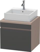 DURAVIT DuraStyle Konsolenunterschrank 600 mm betongrau matt – 1 Auszug, wandhängend