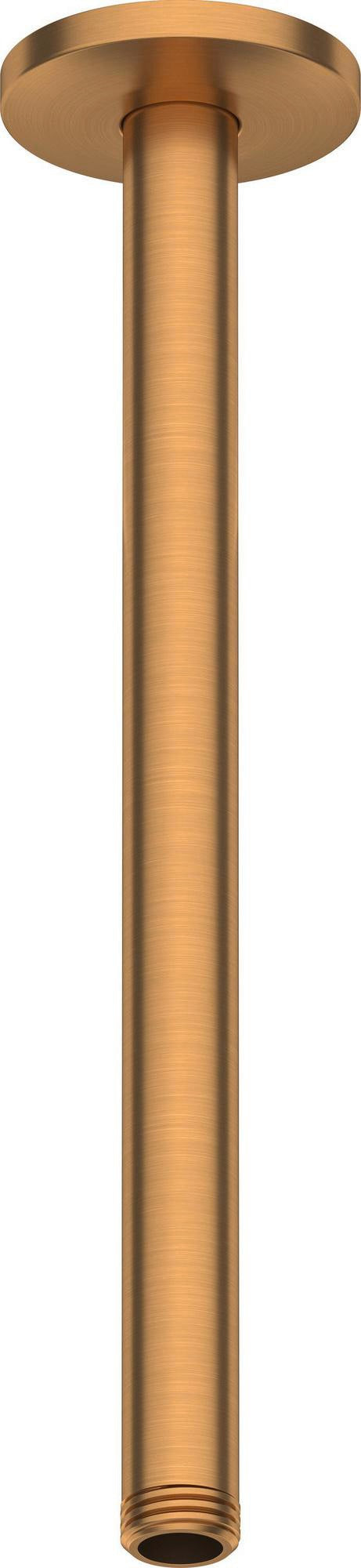 DURAVIT Brausearm L 300mm Deckenmontage Rosette Rund Gold Poliert