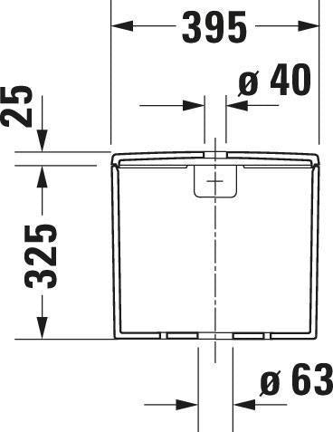 DURAVIT Spülkasten Soleil by Starck Weiß 6/3 L WonderGliss
