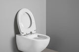 DURAVIT Univavo WC-Sitz Oval Tief 451mm mit Absenkautomatik, Weiß