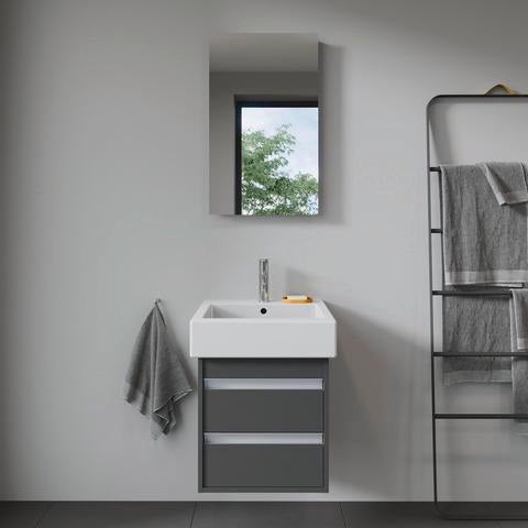 DURAVIT Waschtisch Vero 500 mm mit Überlauf und WonderGliss in Weiß