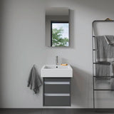 DURAVIT Waschtisch Vero 500 mm mit Überlauf und WonderGliss in Weiß