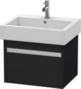 DURAVIT Ketho Waschtischunterbau 550 mm wandhängend, 1 Auszug, basalt matt – für Vero 045460
