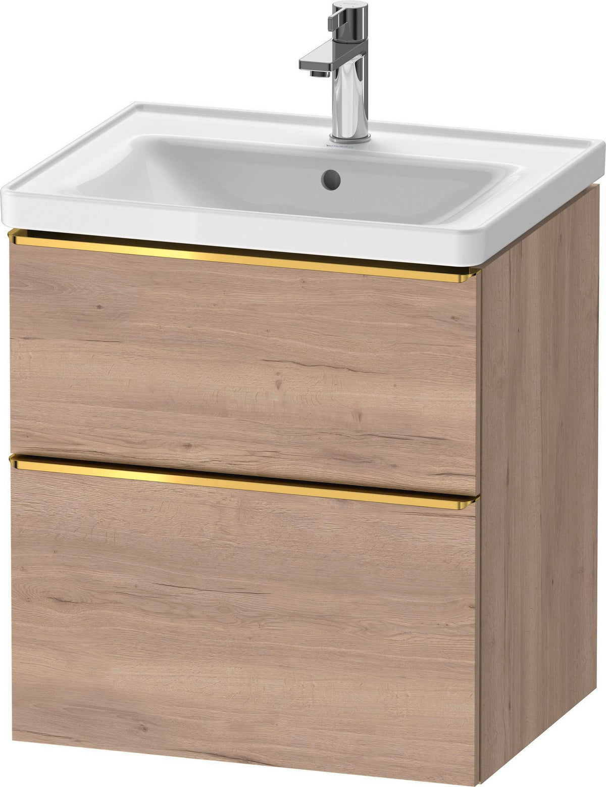Duravit D-Neo Waschtischunterbau 584 mm betongrau matt mit Auszug und Schubkasten