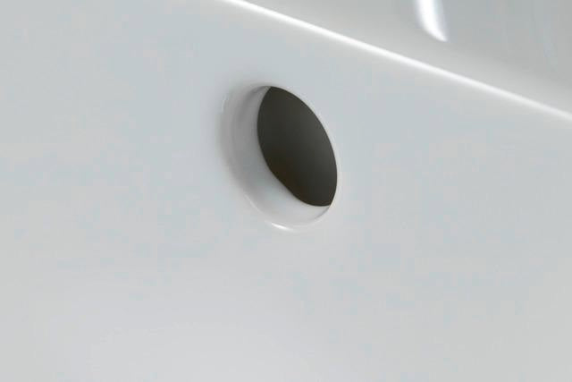 DURAVIT D-Code Handwaschbecken 500 mm mit Überlauf und Hahnlochbank rechts, weiß