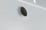 Duravit D-Code Waschtisch 550 mm weiß mit Überlauf und Hahnlochbank – Wandmontage