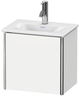 Duravit XSquare Waschtischunterbau 397 mm, 1 Tür, Taupe seidenmatt – Wandhängend für Viu