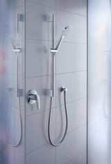 Duravit Brausestange 700 mm Chrom – Höhenverstellbar mit verdeckter Befestigung