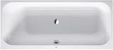 DURAVIT Happy D.2 Badewanne 1600x700 mm Einbau Rechteck Weiß mit Überlauf