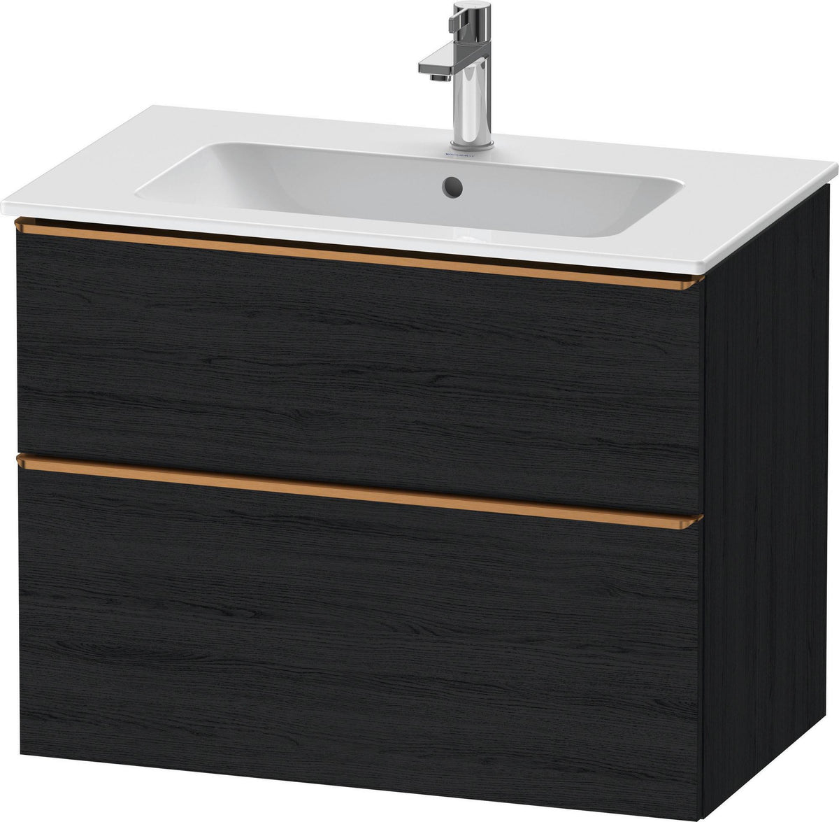 Duravit D-Neo Waschtischunterbau 810 mm betongrau matt mit Soft-Close-Auszug