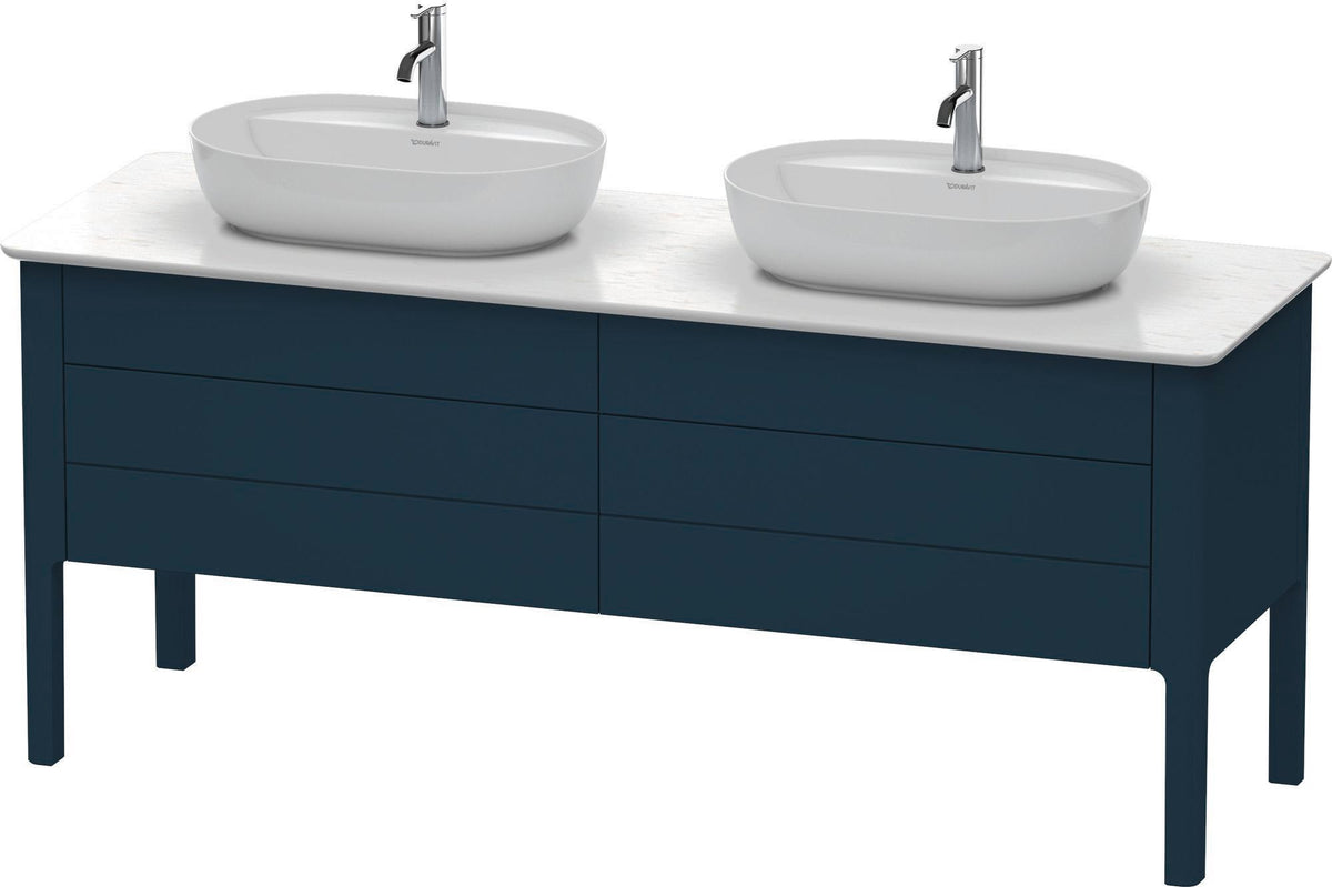 DURAVIT Luv Waschtischunterbau bodenstehend 1733 mm Taupe Seidenmatt 2 Auszüge