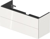 Duravit L-Cube Waschtischunterbau 1290 mm taupe supermatt mit Tip-On-Technik