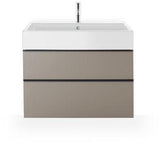 Duravit Waschtisch Vero Air 1000 mm mit Überlauf, 1 Hahnloch Mitte, weiß – Wandmontage