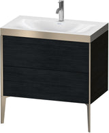 DURAVIT XViu c-bonded Waschtischset bodenstehend 800 mm mit 2 Auszügen und Push-Open