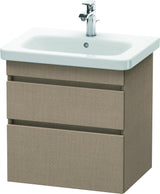 DURAVIT DuraStyle Waschtischunterbau wandhängend 580 mm mit 2 Schubkästen, weiß matt