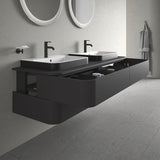 Duravit Happy D.2 Konsolenwaschtischunterbau 1600 mm mit 4 Schubkästen und Tip-On-Technik