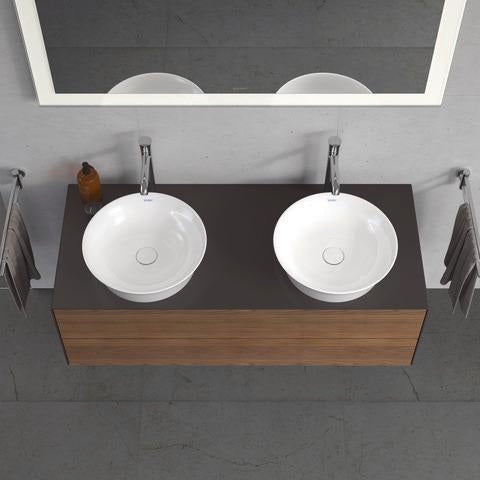DURAVIT White Tulip Konsolenwaschtischunterbau 1300 mm, 2 Schubkästen, weiß seidenmatt, wandhängend
