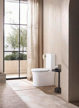 DURAVIT WC-Sitz White Tulip mit Absenkautomatik, Scharniere Edelstahl, weiß, 466x372x65 mm
