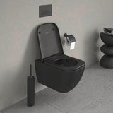 DURAVIT WC-Sitz Happy D.2 Anthrazit matt mit Absenkautomatik und Edelstahl-Scharnieren