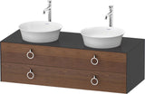 DURAVIT White Tulip Waschtischunterbau 1300 mm, 2 Schubkästen, wandhängend, Weiß Seidenmatt