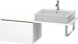 Duravit L-Cube Unterschrank 620 mm taupe supermatt mit 1 Auszug und Dämpfung
