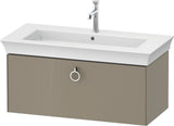 DURAVIT White Tulip Waschtischunterbau 984 mm, 1 Auszug, wandhängend, weiß seidenmatt, mit Griff