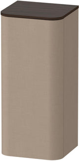 DURAVIT Happy D.2 Halbhochschrank 400 mm taupe supermatt mit Tip-on und Soft-Close