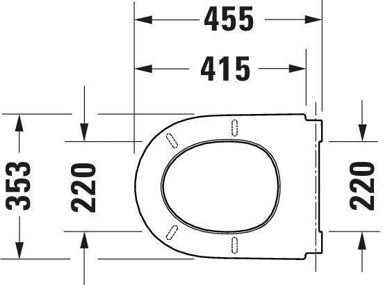 DURAVIT WC-Sitz Qatego Studio F. A. Porsche Collection weiß mit Absenkautomatik