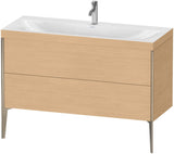 DURAVIT XViu c-bonded Waschtischunterbauset 1200 mm, 2 Auszüge, Eiche Natur