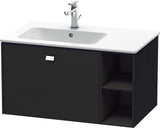 DURAVIT Brioso Waschtischunterbau 820 mm, 1 Auszug, Becken links, Betongrau Matt