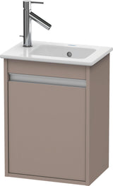 Duravit Ketho Waschtischunterbau 400 mm betongrau matt, 1 Tür links, für ME by Starck