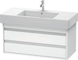 DURAVIT Ketho Waschtischunterbau 1000 mm wandhängend, 2 Schubkästen, weiß matt, für Vero 032910