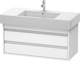 DURAVIT Ketho Waschtischunterbau 1000 mm wandhängend, 2 Schubkästen, weiß matt, für Vero 032910