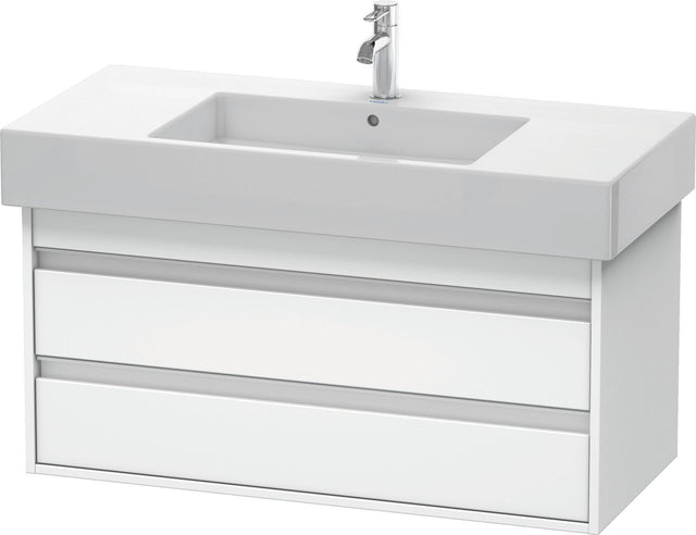 DURAVIT Ketho Waschtischunterbau 1000 mm wandhängend, 2 Schubkästen, weiß matt, für Vero 032910