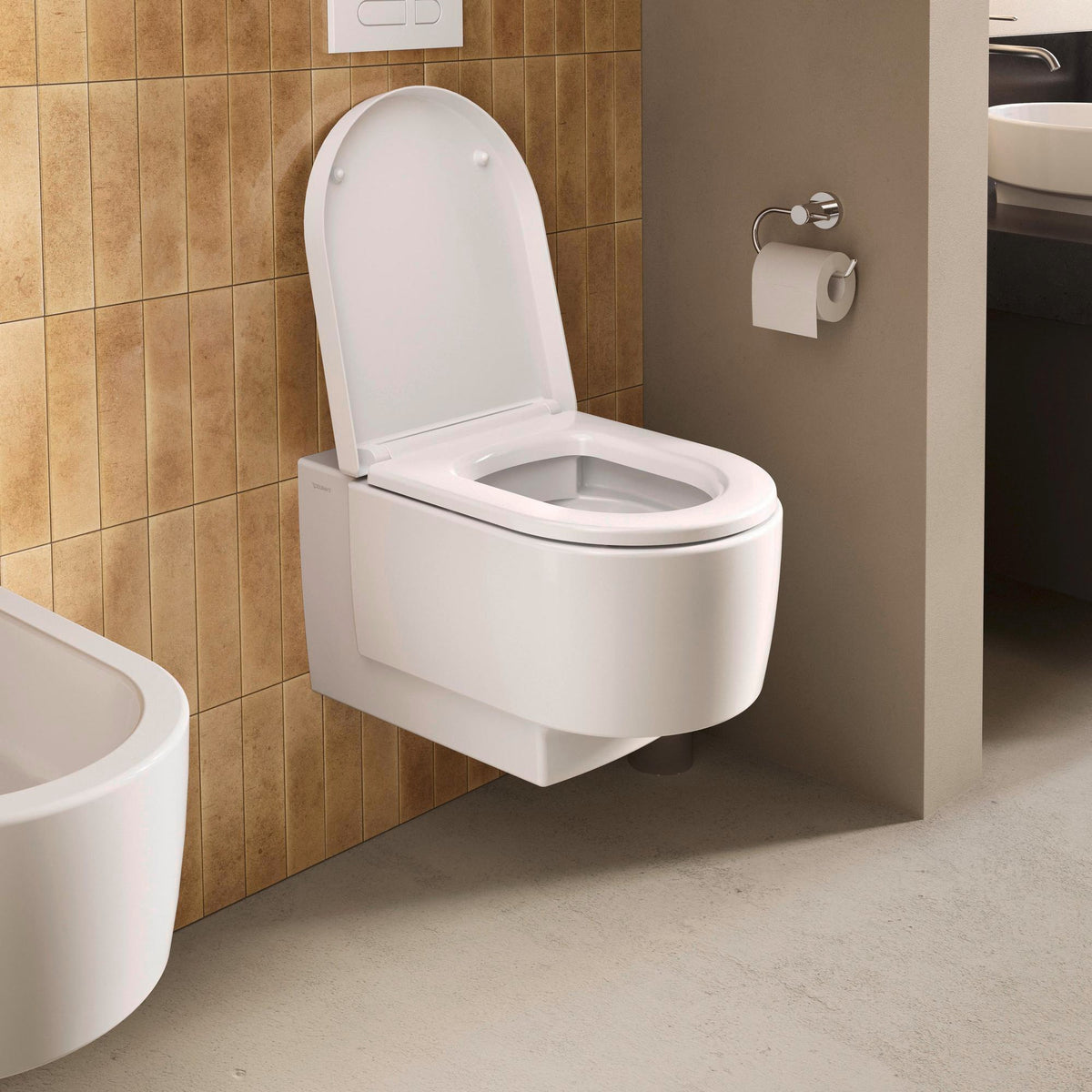 DURAVIT D-Code Papierrollenhalter 165x165x99 mm in Chrom – Wandmontage