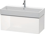 Duravit L-Cube Waschtischunterbau 984 mm taupe supermatt mit Tip-On-Technik