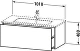 Duravit Waschtischunterbau XSquare 1010 mm wandhängend für ME by Starck