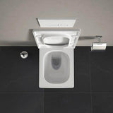 DURAVIT WC-Sitz Design Classics Viu Comp. Weiß mit Edelstahl-Scharnieren, ohne Absenkautomatik
