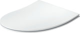 DURAVIT Univavo WC-Sitz D-Form tief 421 mm mit Absenkautomatik und Edelstahl-Scharnieren