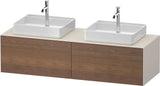 DURAVIT White Tulip Waschtischunterbau 1600 mm wandhängend, 2 Auszüge, weiß seidenmatt