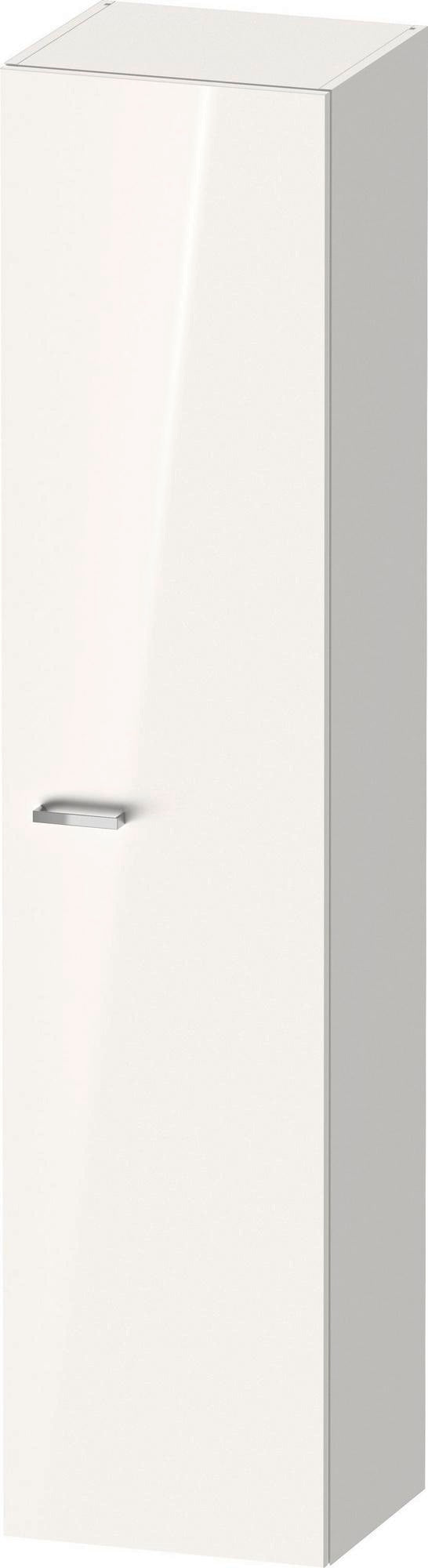 DURAVIT XBase Hochschrank 400x358x1760mm, 1 Tür, Anschlag L/R, Nussbaum Dunkel