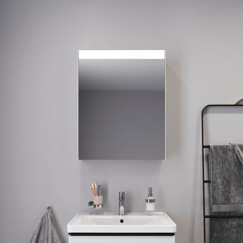 Duravit Spiegelschrank Best mit LED-Beleuchtung, 610 mm, Anschlag links, Soft-Close