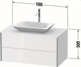 Duravit Waschtischunterbau XVIU 1000x550mm Champagner Matt / Taupe S-Matt für Badmöbel
