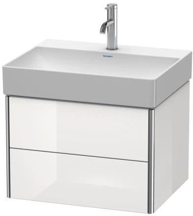 DURAVIT XSquare Waschtischunterbau 584 mm – Wandhängend mit Schubkasten und Siphonausschnitt