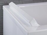 DURAVIT Starck Badewanne 1900x900 mm Einbau mit Mittelablauf, 2 Rückenschrägen, Weiß