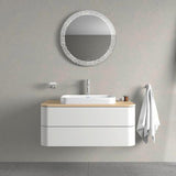 Duravit Happy D.2 Konsolenwaschtischunterbau 1000 mm taupe supermatt mit Tip-On-Technik und LED-Innenbeleuchtung