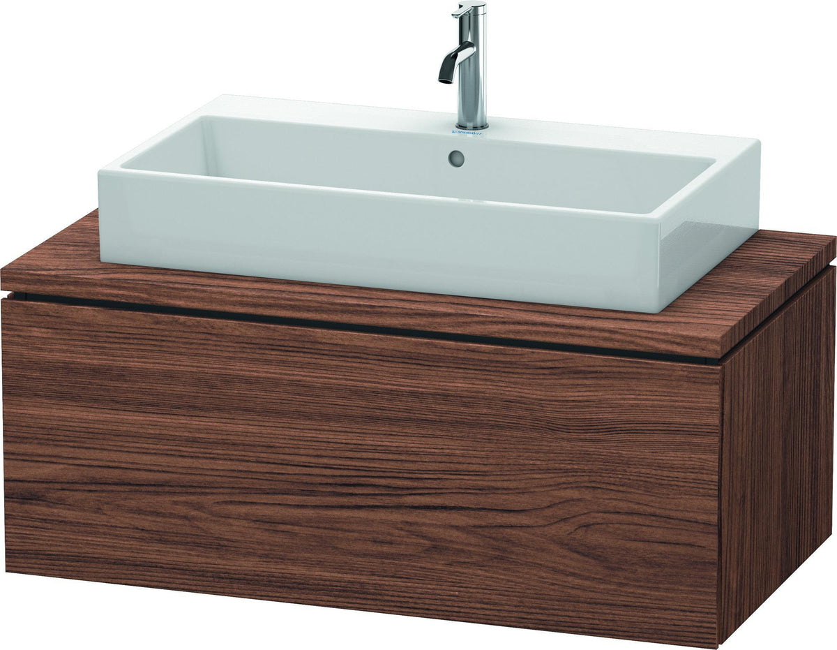 DURAVIT L-Cube Konsolenunterschrank 1020 mm betongrau matt mit 1 Auszug und Tip-on-Technik