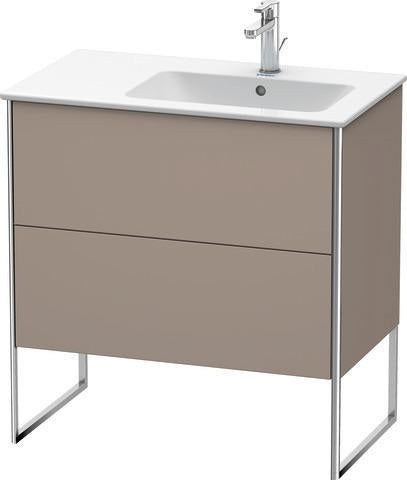 Duravit XSquare Waschtischunterbau 810x832x478 mm mit 2 Auszügen in seidenmattem Esche-Ahorn